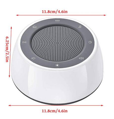 Noise Machine Rechargeable Sleeping Sound Machine Plastic 2W Light White Noise Accessory