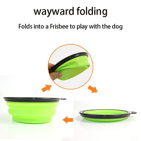 Pet Folding Silicone Bowl