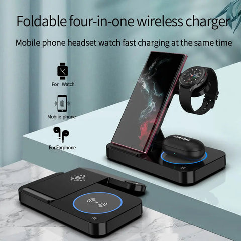 100W 4 in 1 Wireless Charger Stand