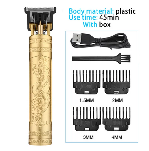 Hot Sale Vintage T9 Electric Cordless Hair Cutting Machine Professional Hair Barber Trimmer For Men Clipper Shaver Beard Lighter