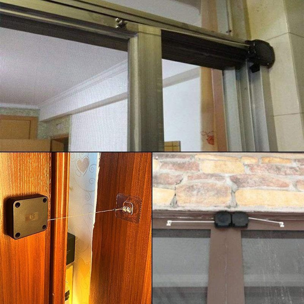 Punch-Free Automatic Sensor Door Closer Automatically Close Home Improvement Multifunctional Automatic Door Closer